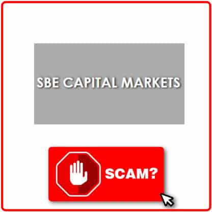 ¿SBE Capital Markets es scam?