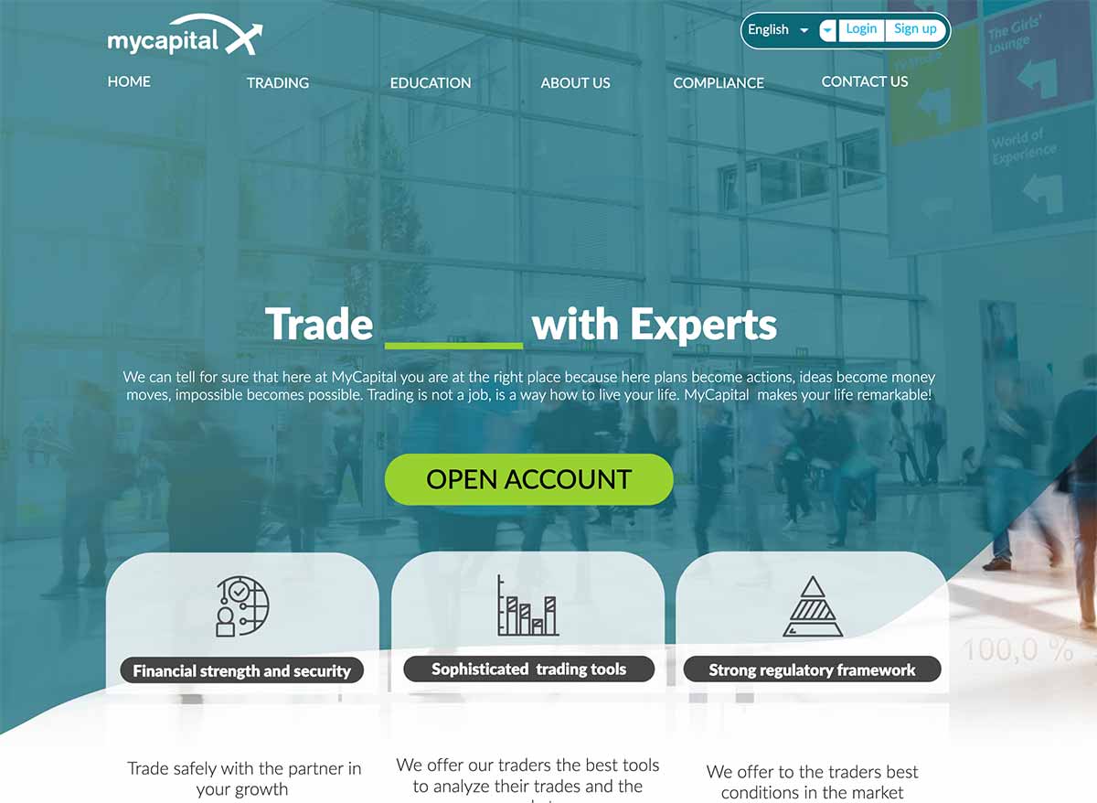 Página web de MyCapital