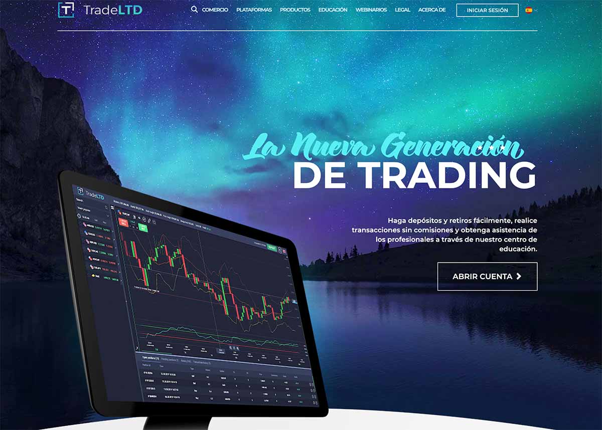Página web de Trade LTD