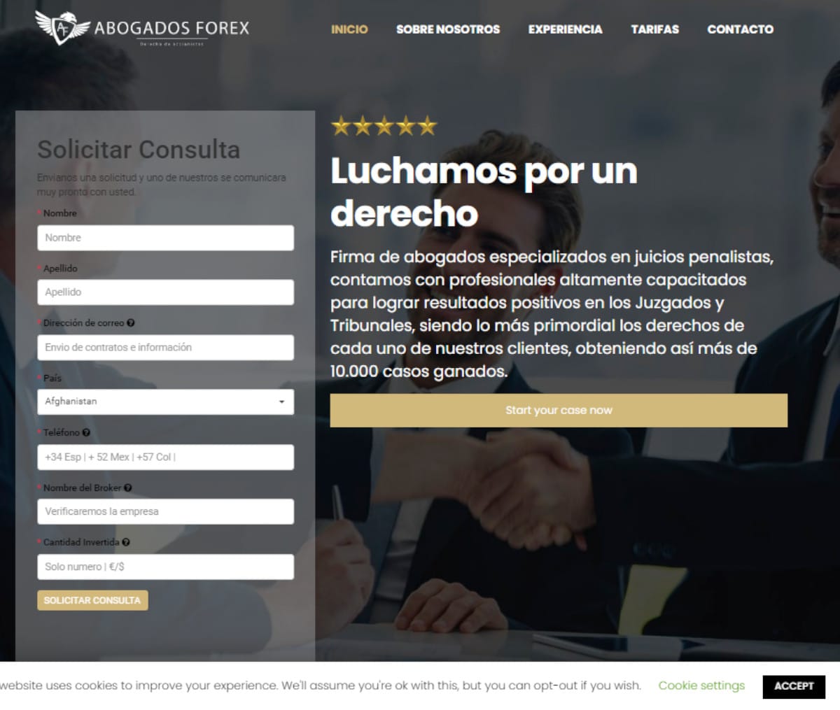 Página web de Abogados Forex