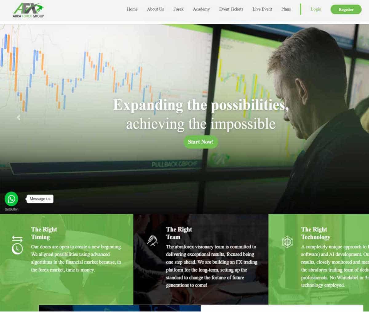 Página web de Abraforex