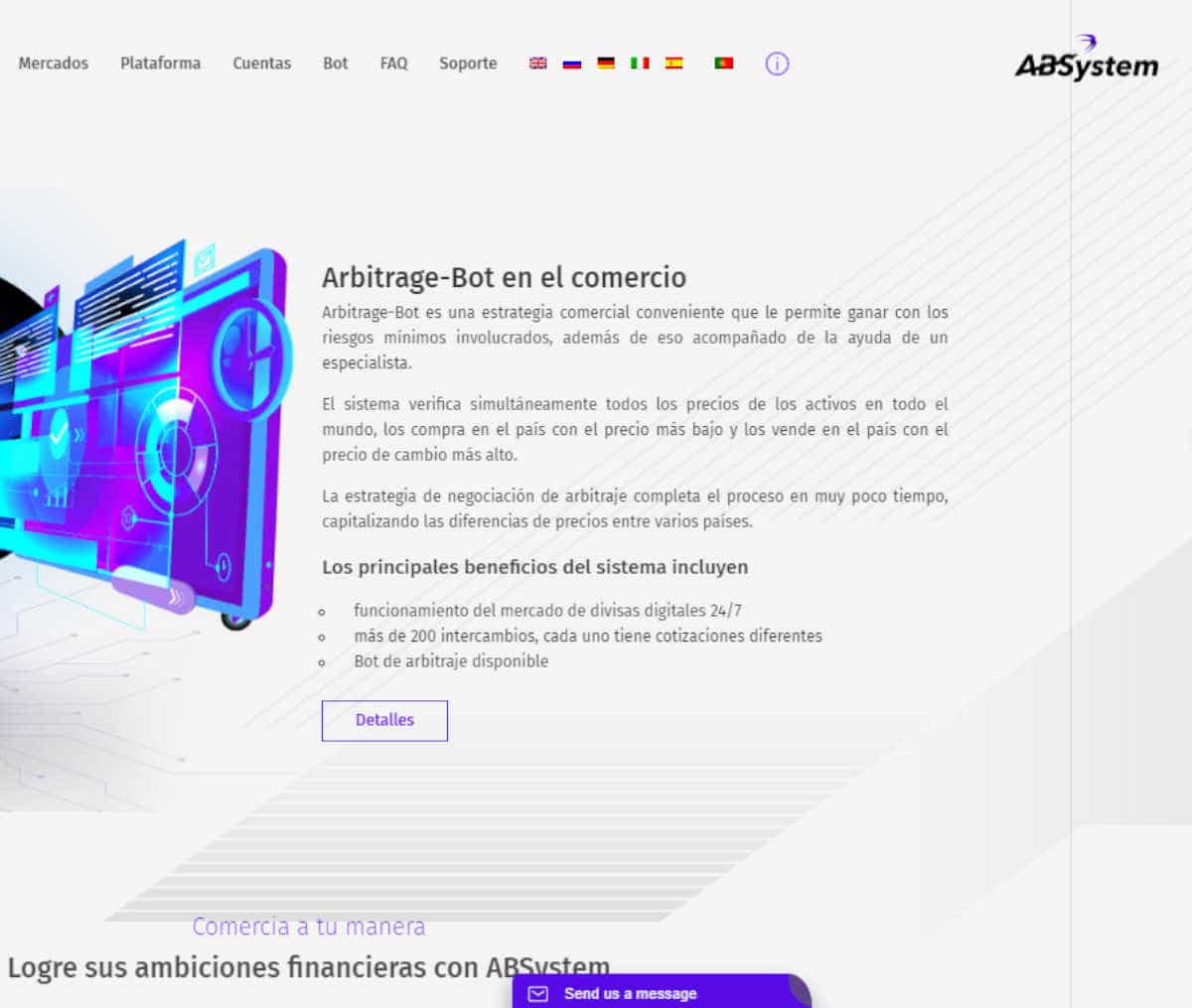 Página web de ABSystem
