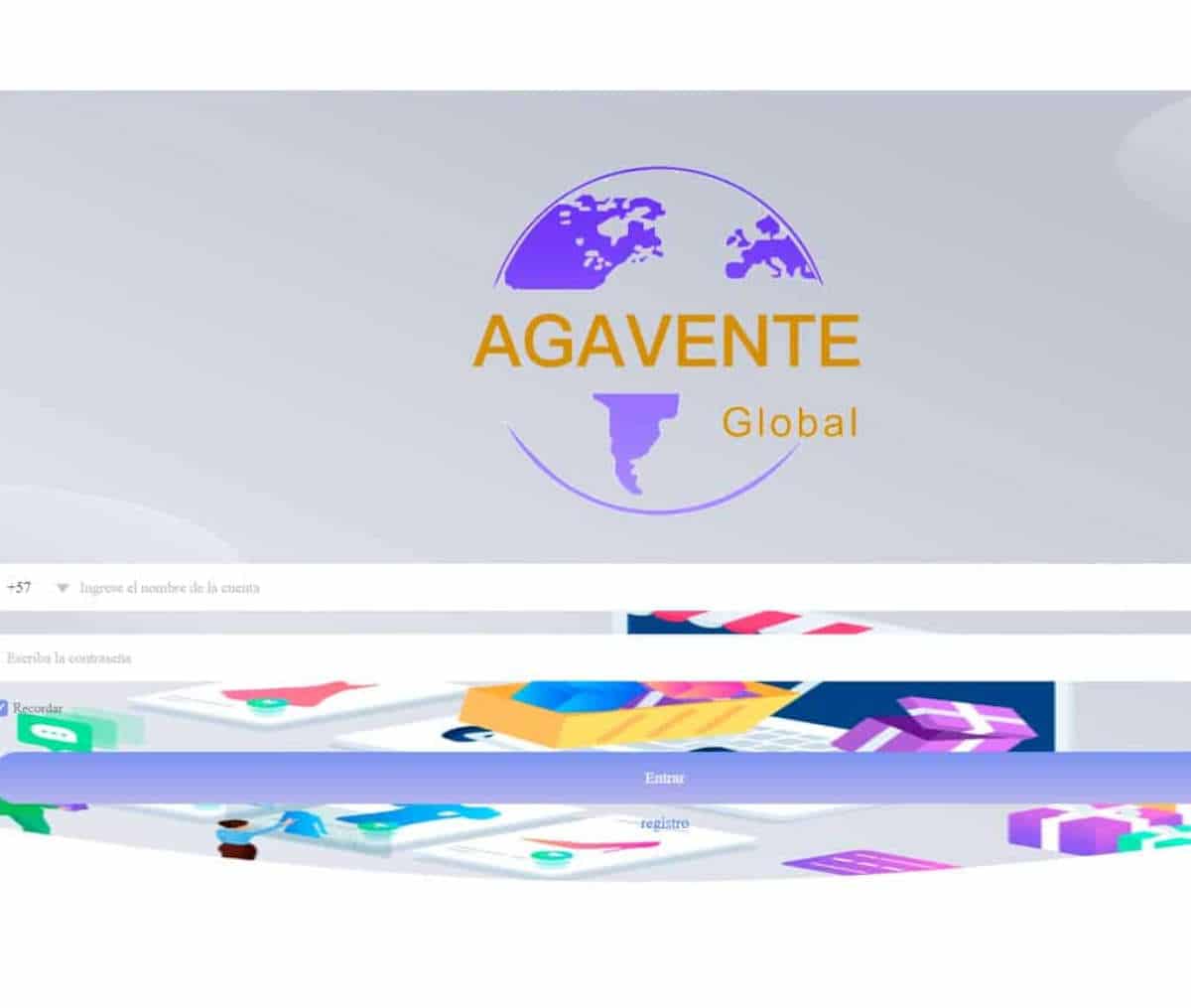 Página web de AGAVENTE
