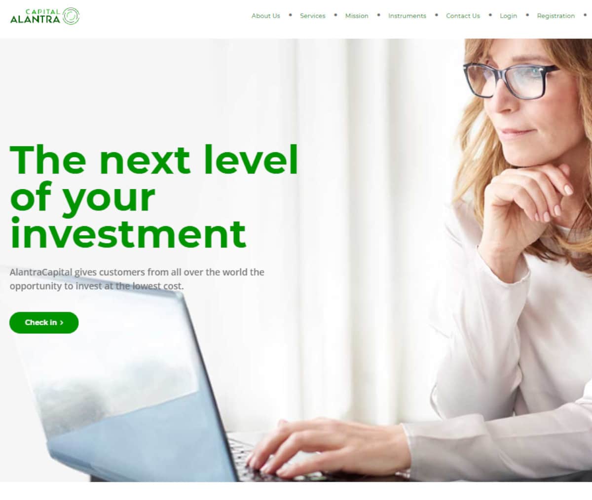 Página web de Alantra Capital