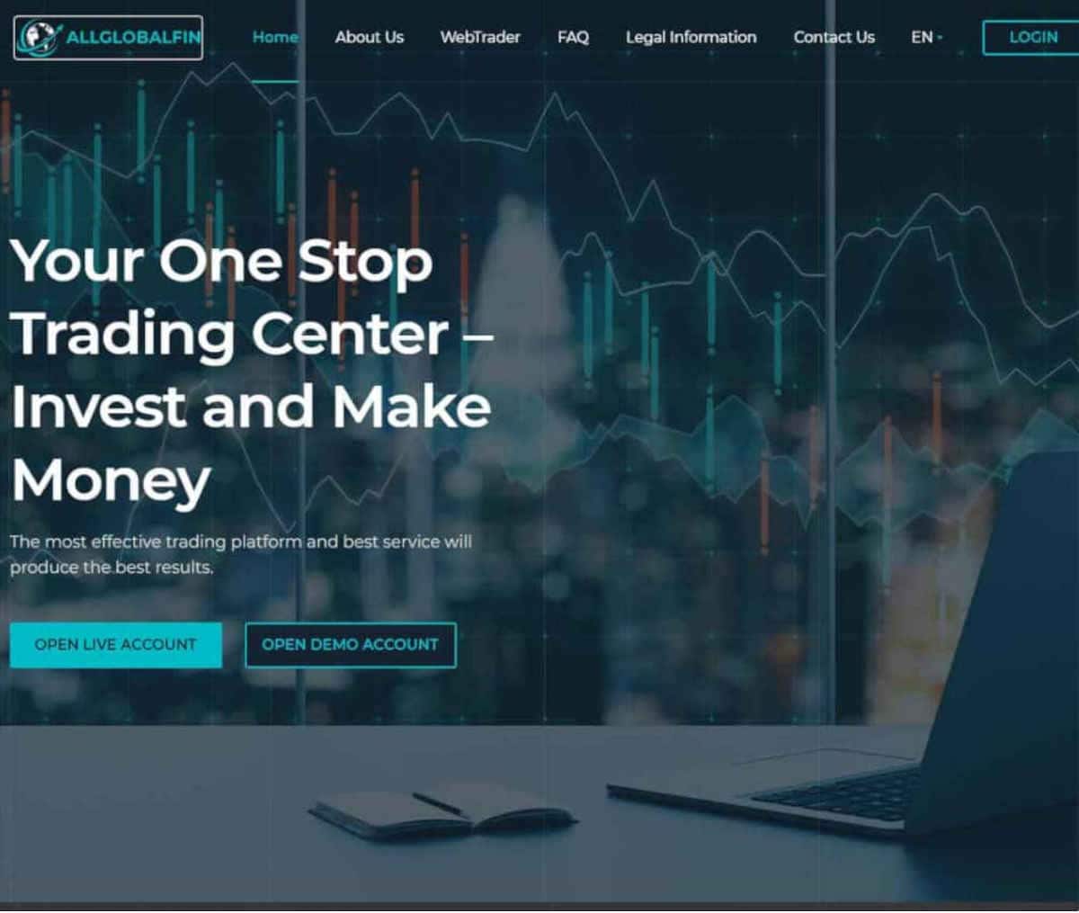 Página web de Allglobalfin