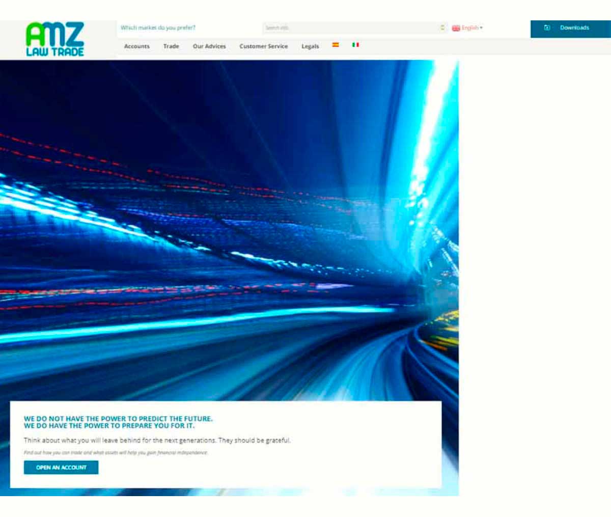 Página web de Amzlawtrade