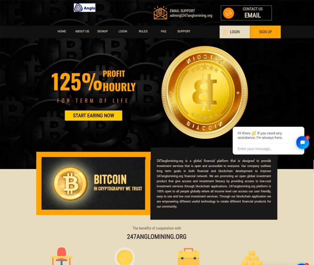 Sitio web de Anglo