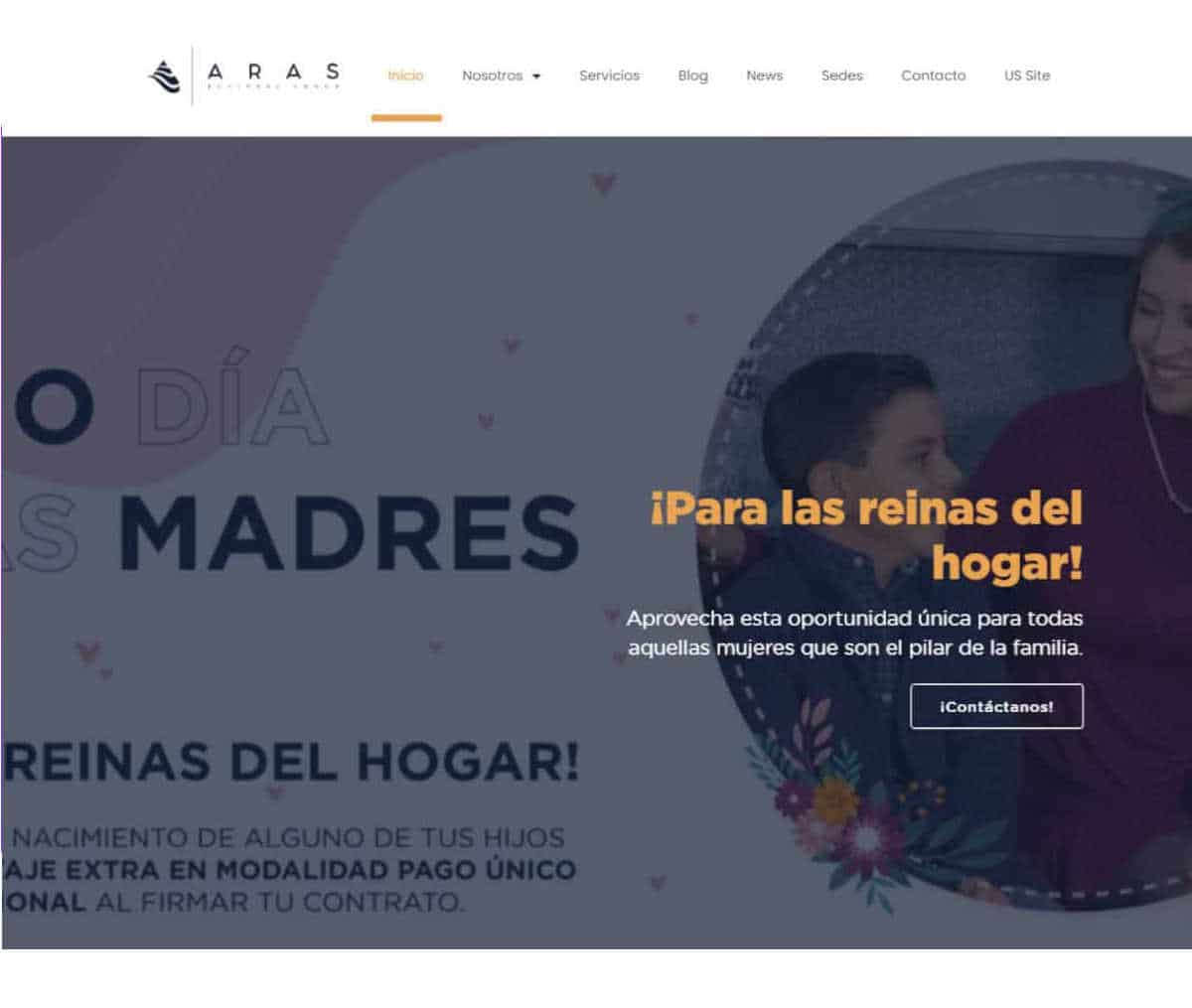 Página web de Aras Business Group