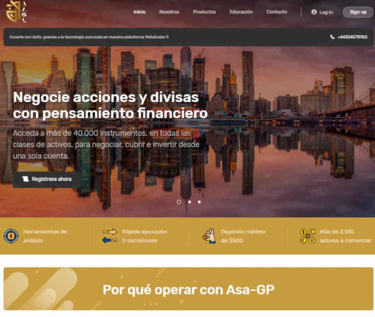 Página web de Asa-GP