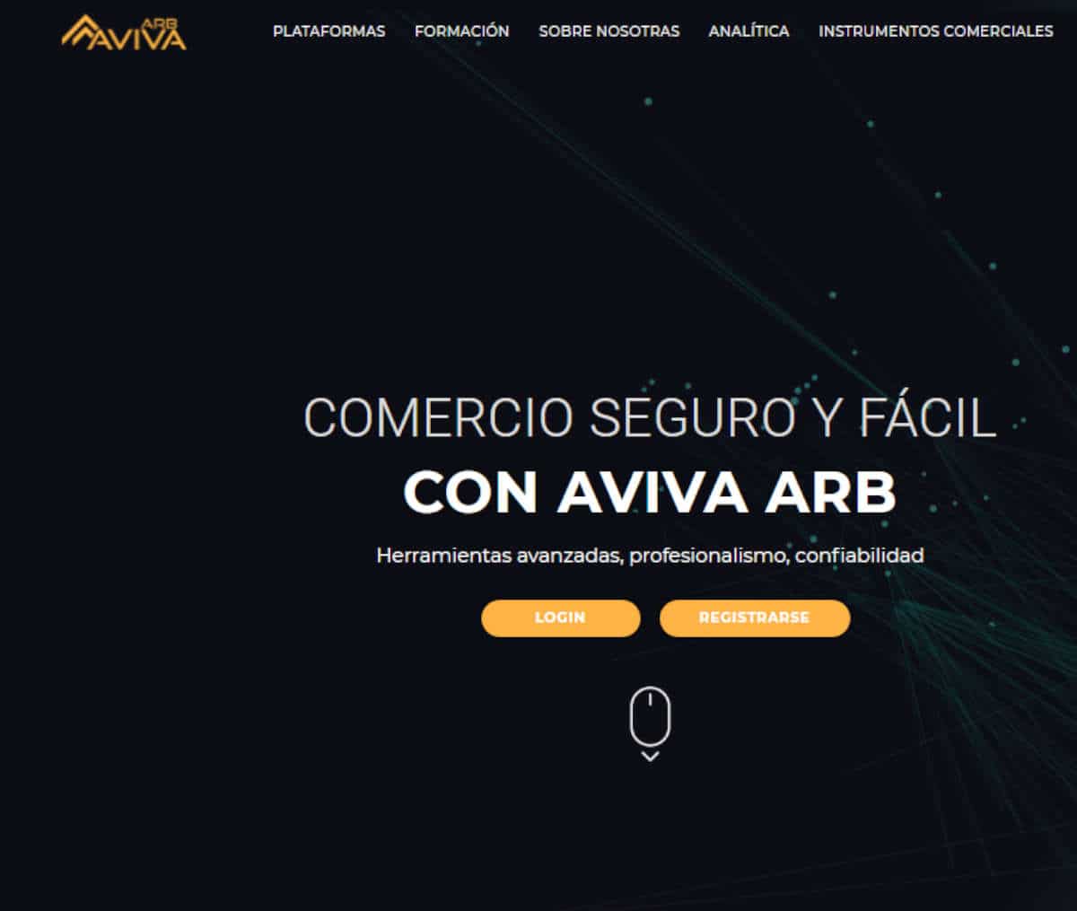 Página web de Aviva ARB