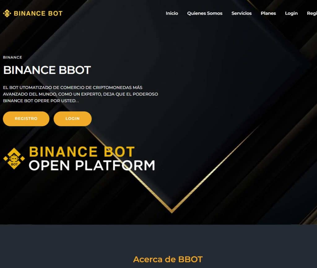 Sitio web de BBot