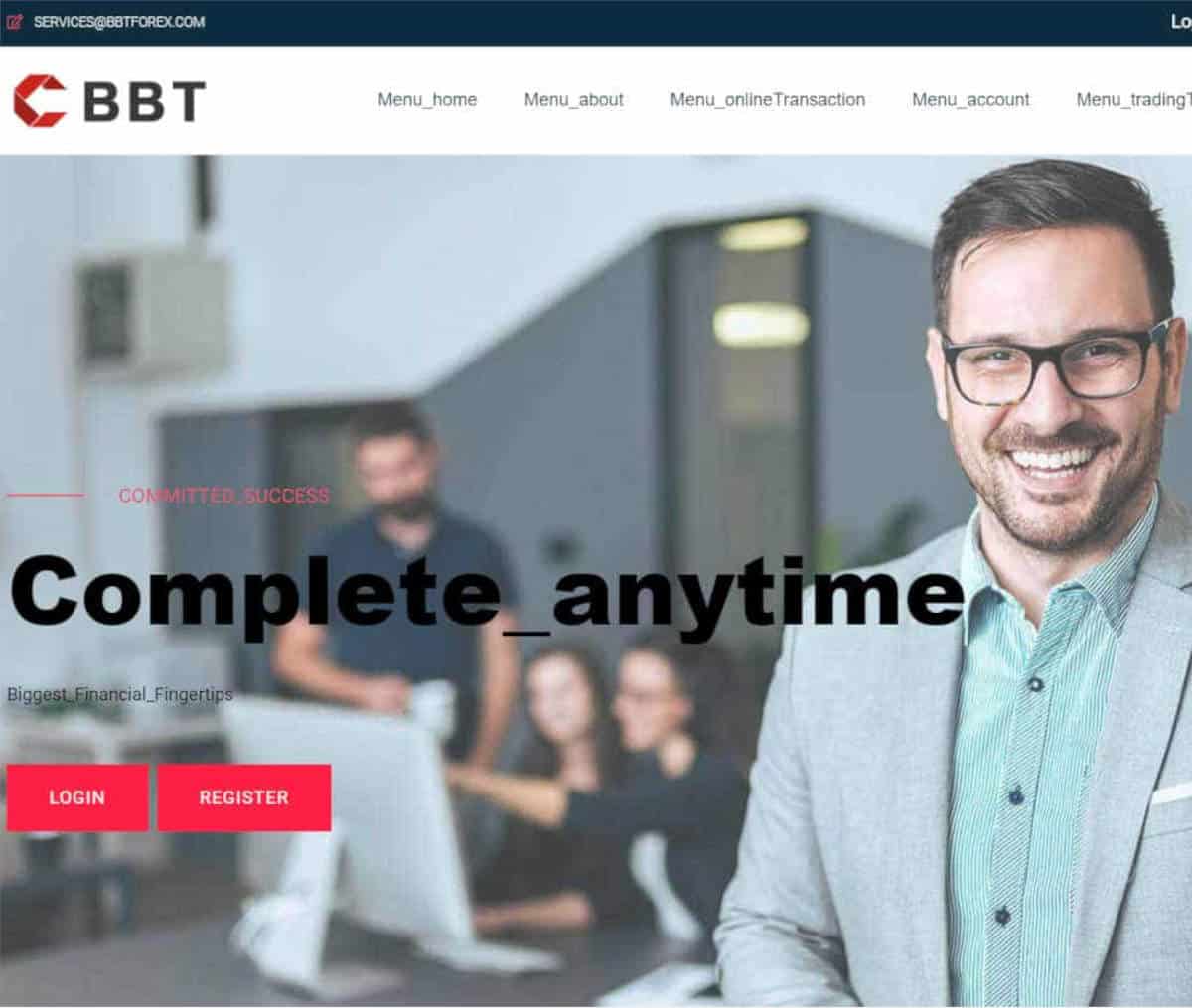 Página web de BBT Financial Limited