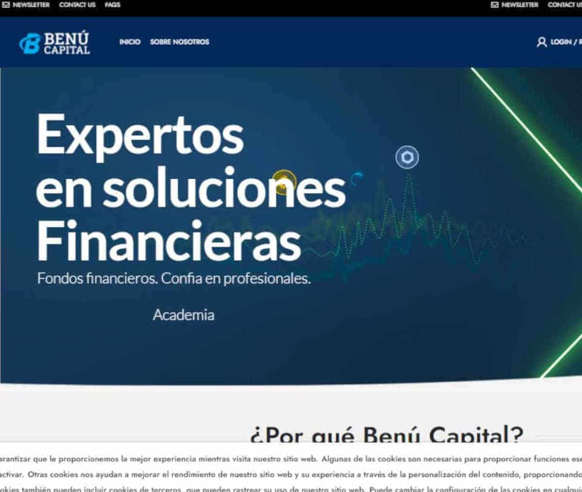 Página web de BenúCapitalFX