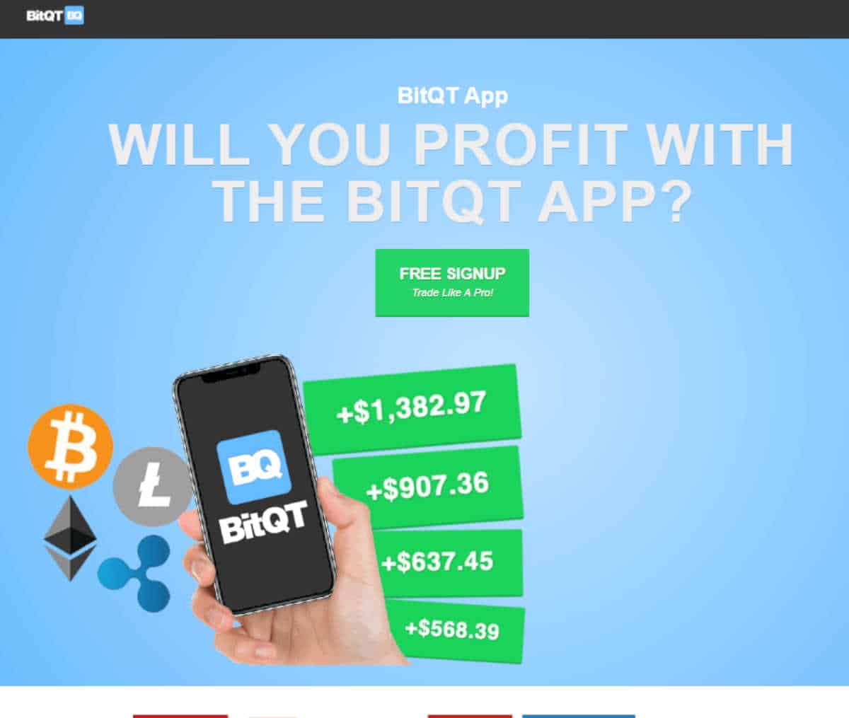 Página web de BitQt App