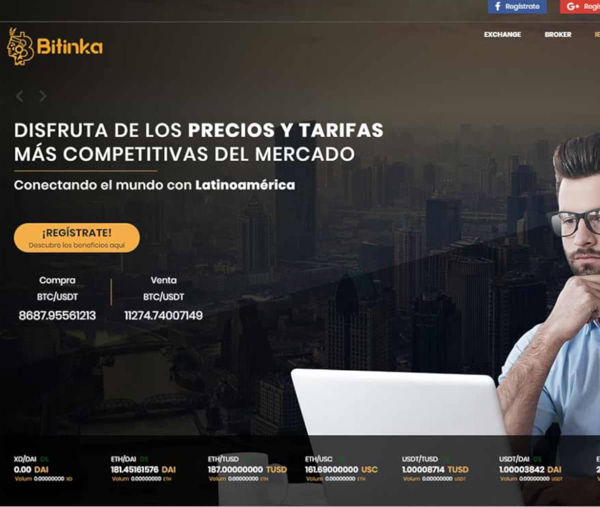 Página web de BITINKA