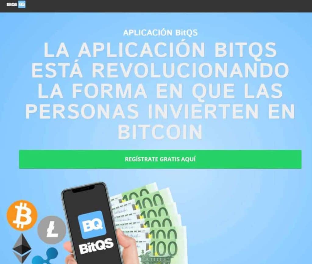 Sitio web de BitQS