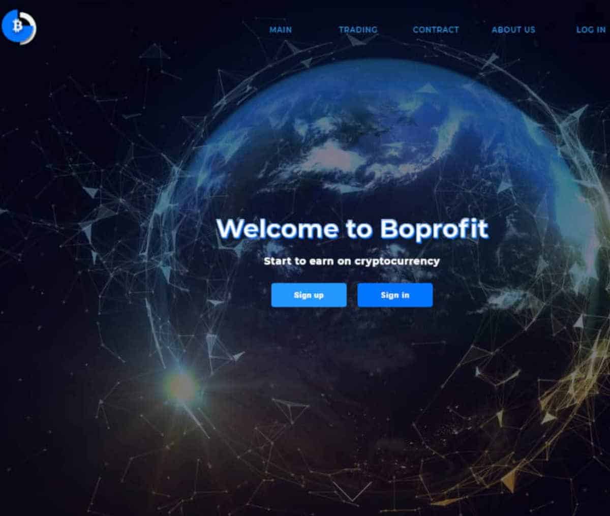 Página web de Boprofit