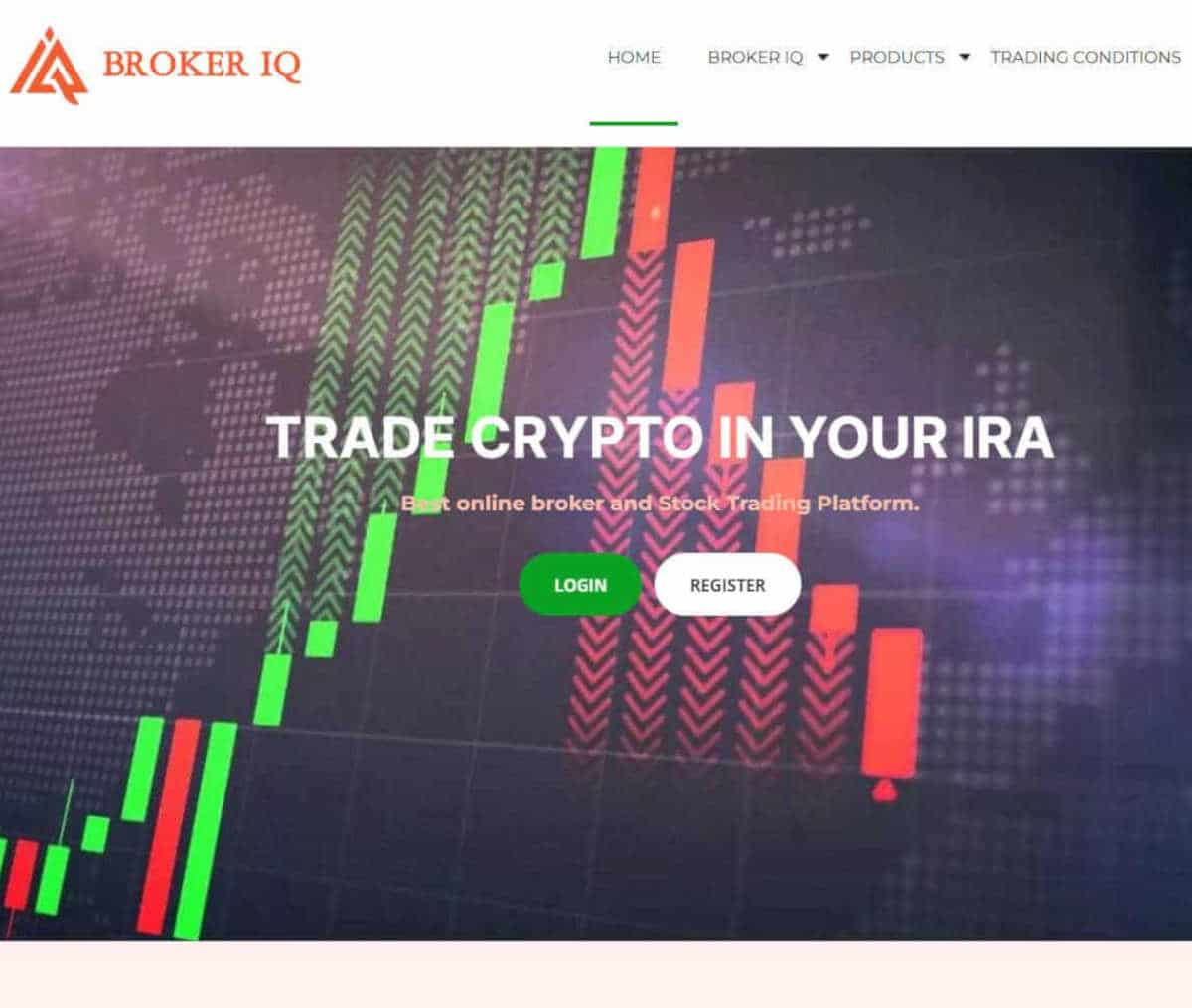 Página web de Broker IQ