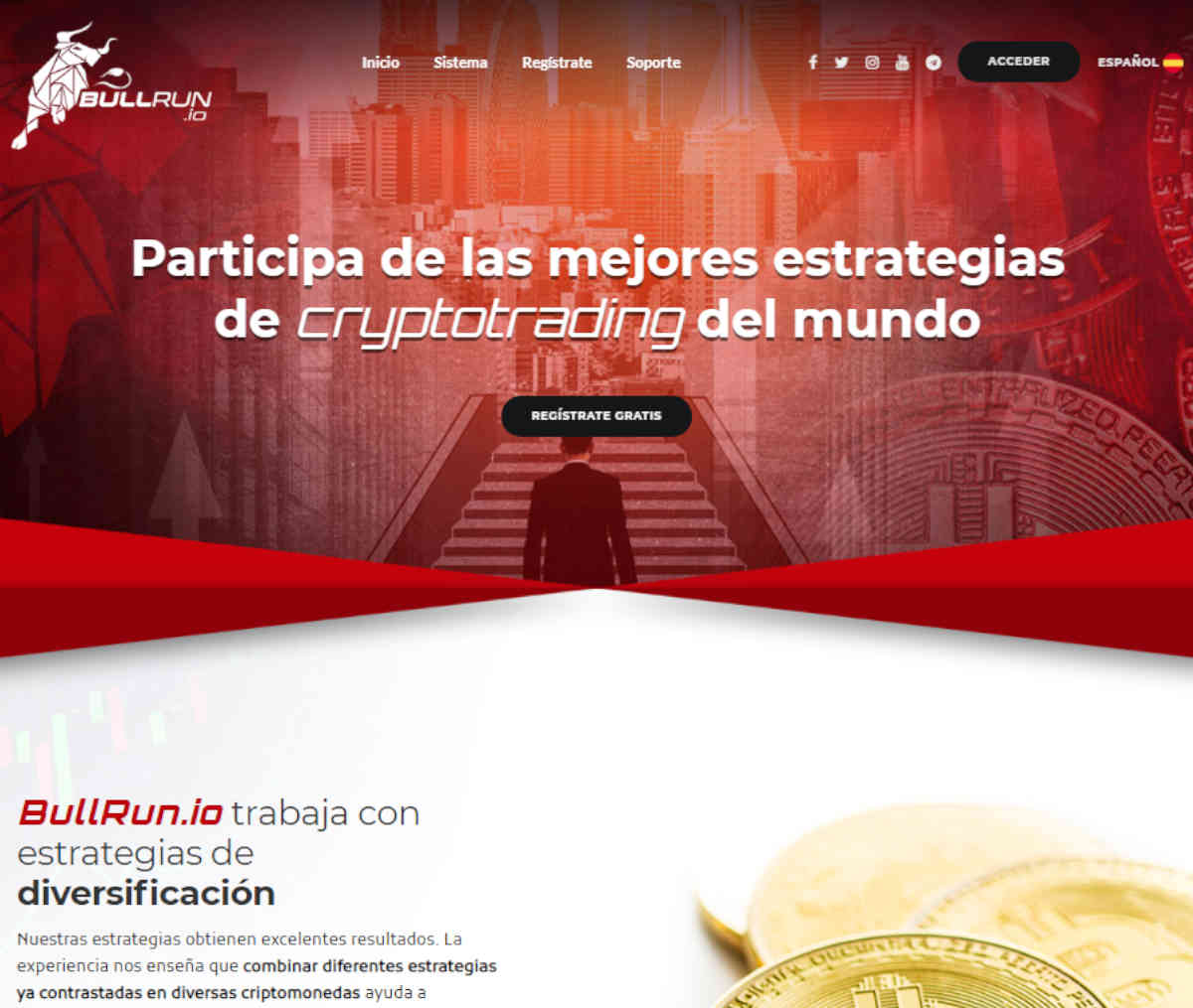 Página web de Bullrun