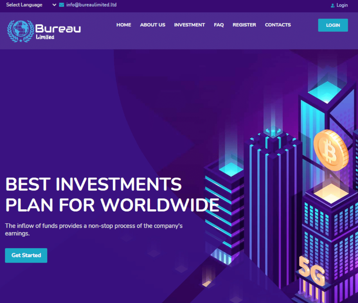 Página web de Bureau Limited