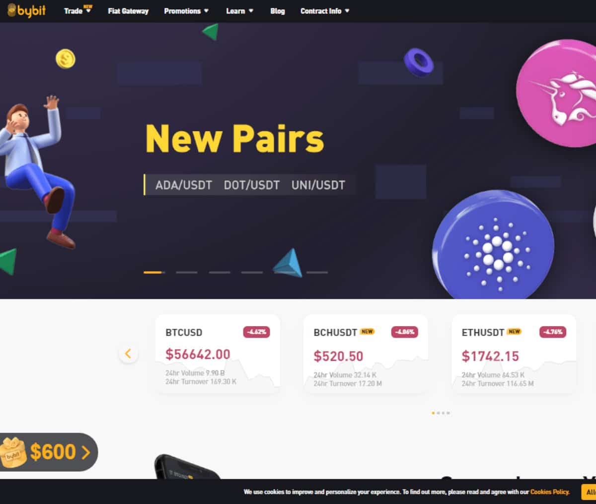 Página web de Bybit