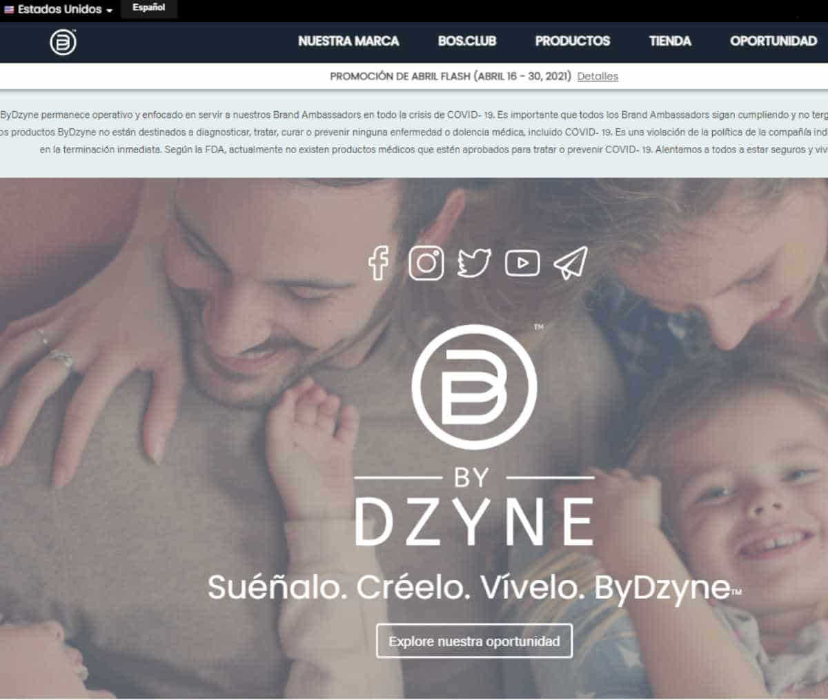 Página web de ByDzyne