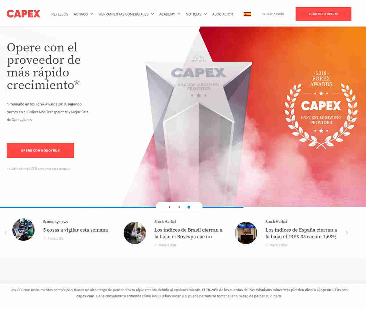 Página web de CAPEX