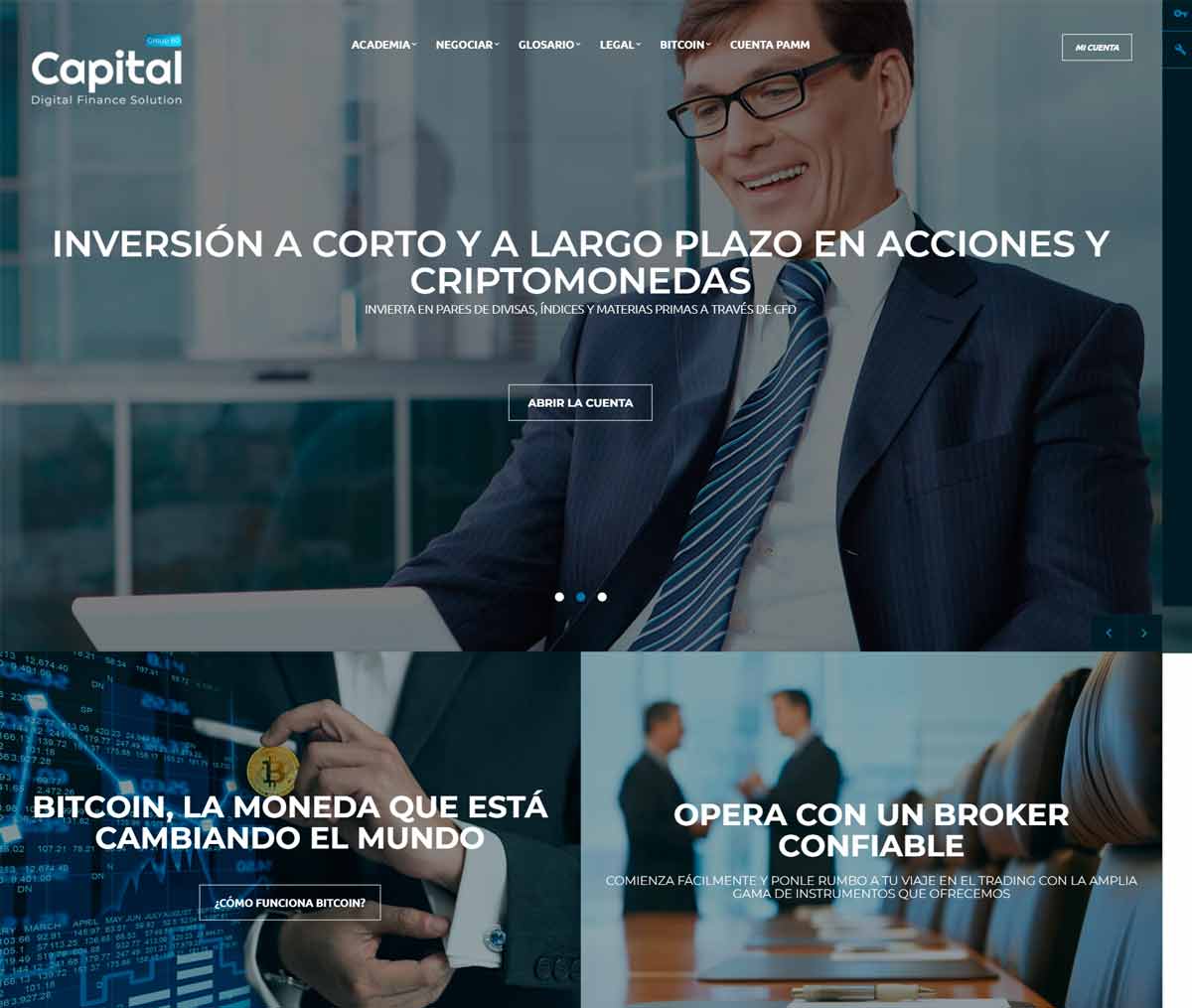 Página web de Capital80