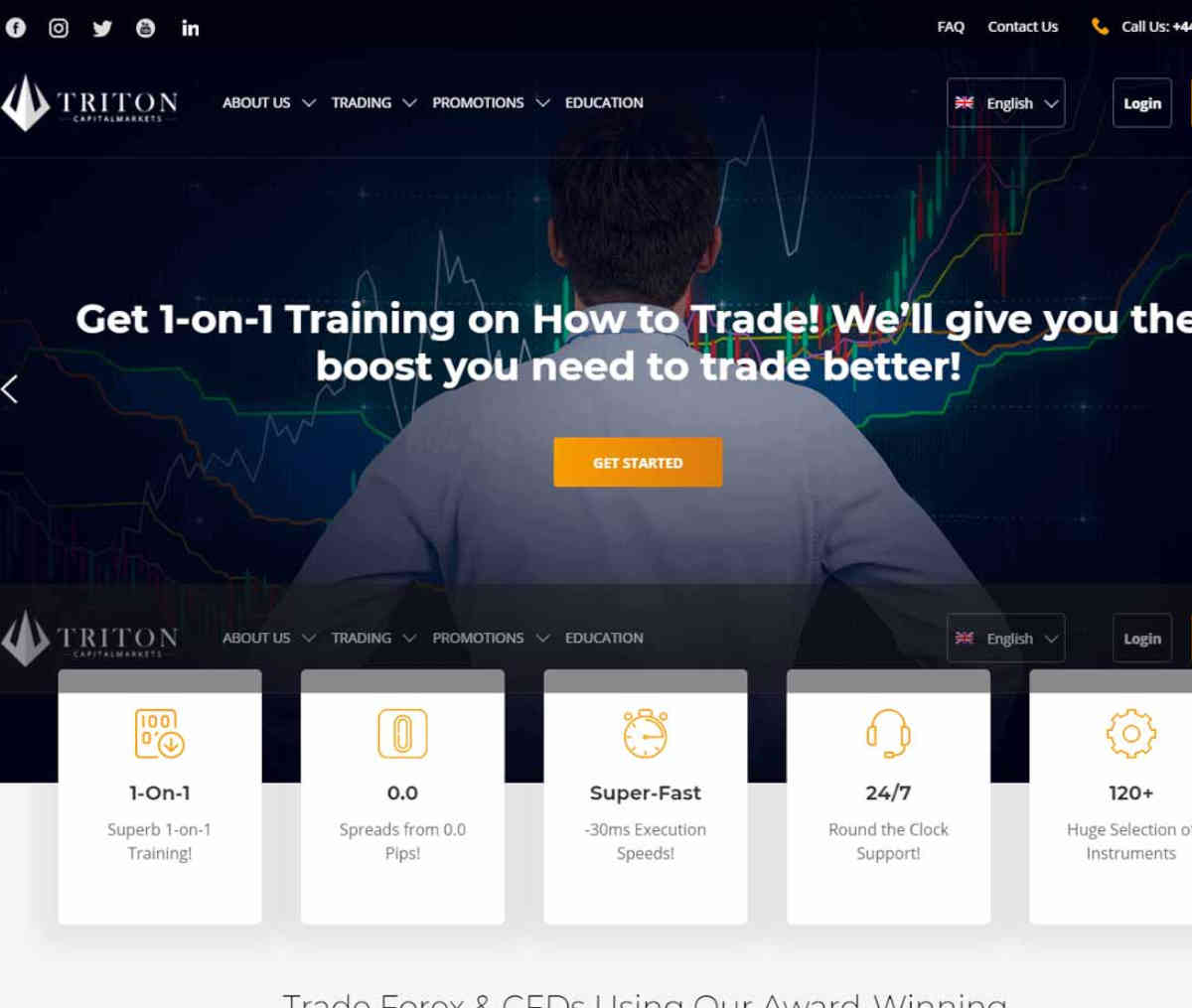 Página web de Triton Capital Markets