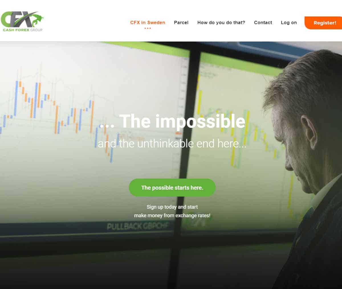 Página web de CFX