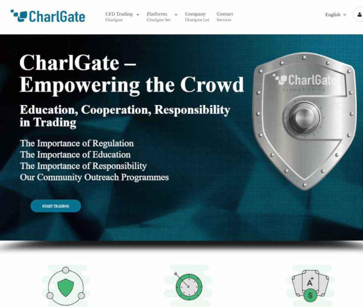 Página web de Charlgate
