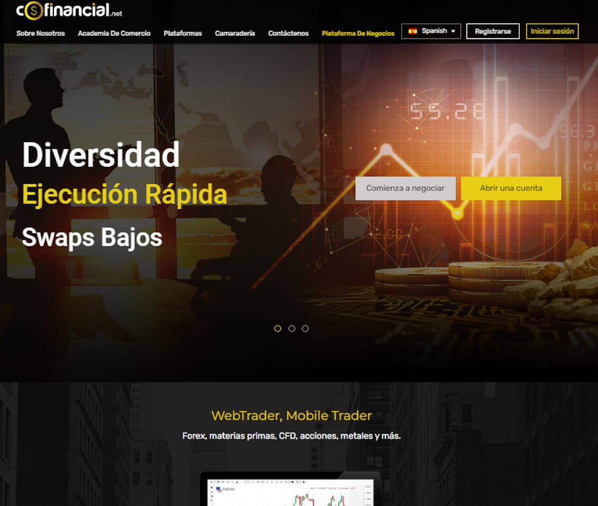 Página web de Cofinancial