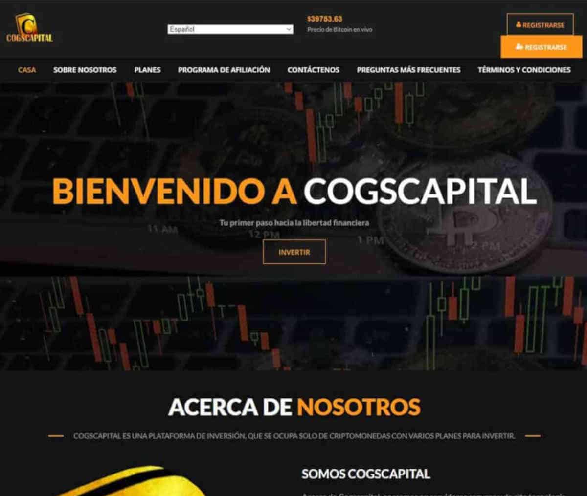 Página web de Cogscapital