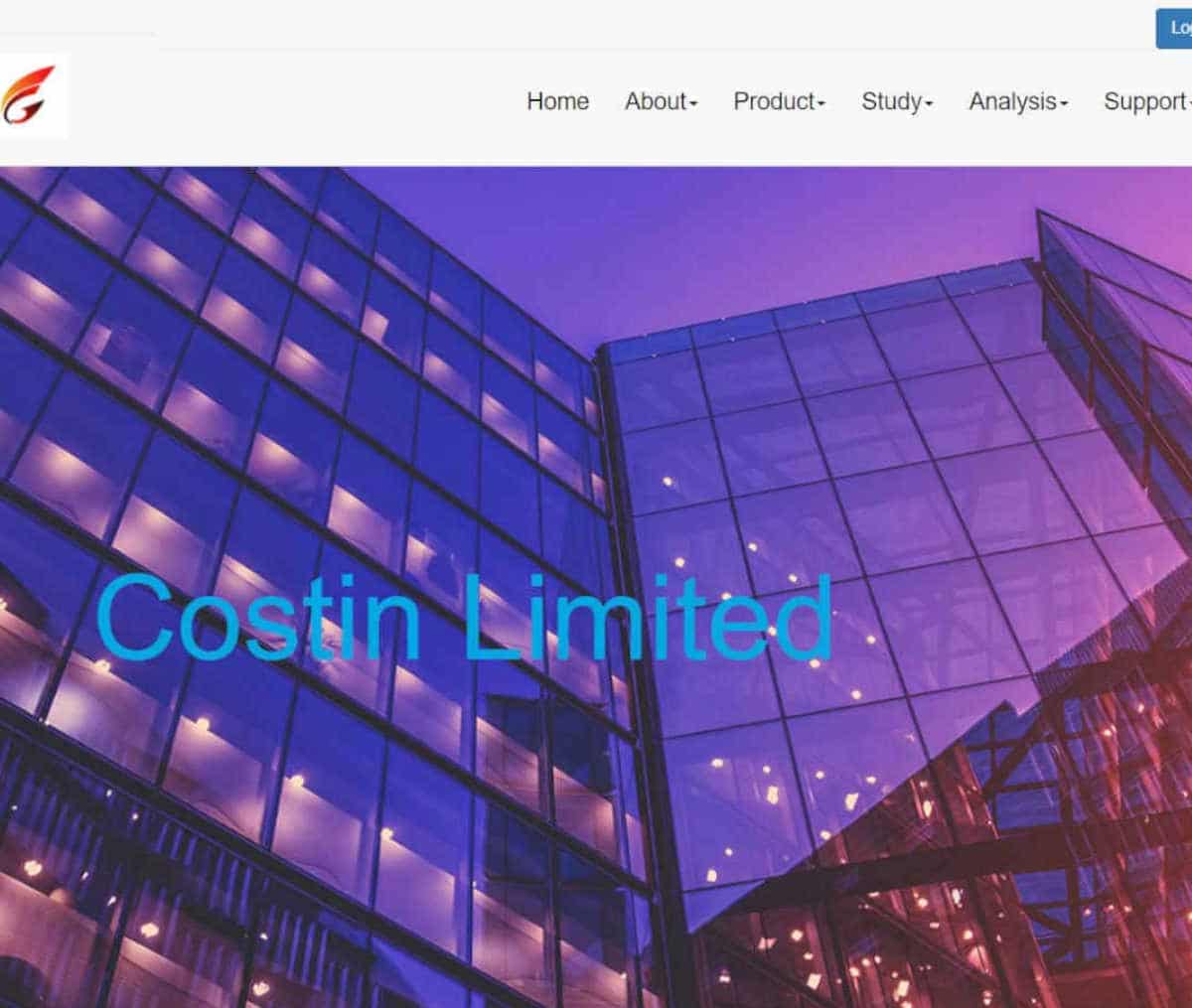 Página web de Costin Limited