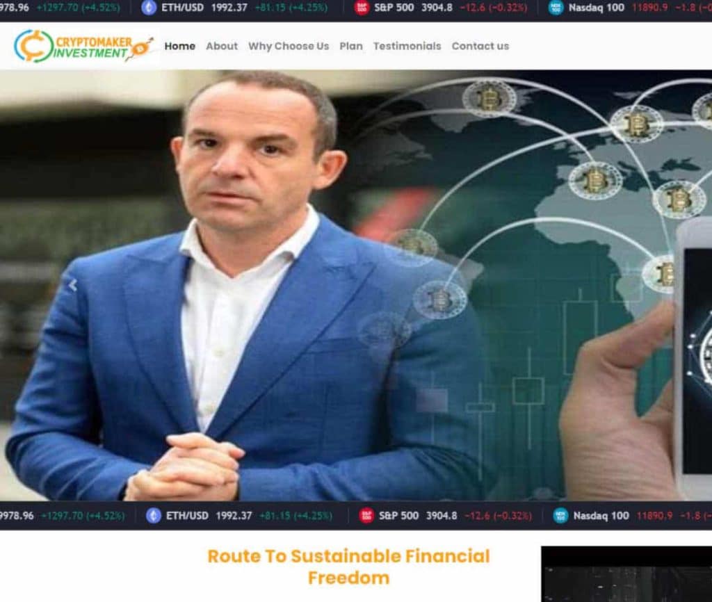 Sitio web de Crypto Maker Investment Limited
