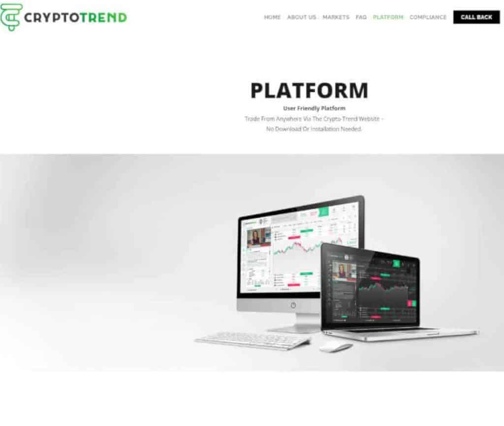 Sitio web de Crypto-Trend