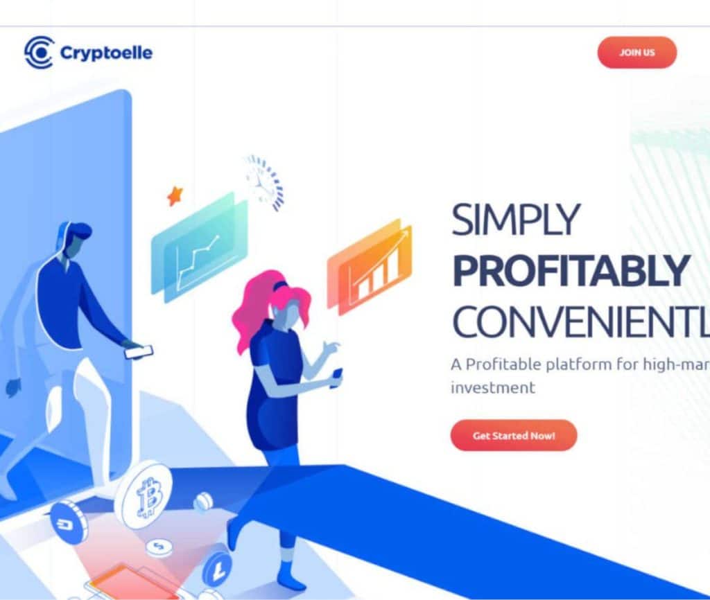 Sitio web de Cryptoelle