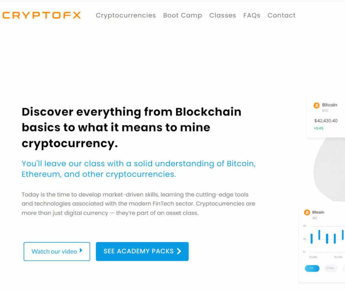 Página web de CRYPTOFX