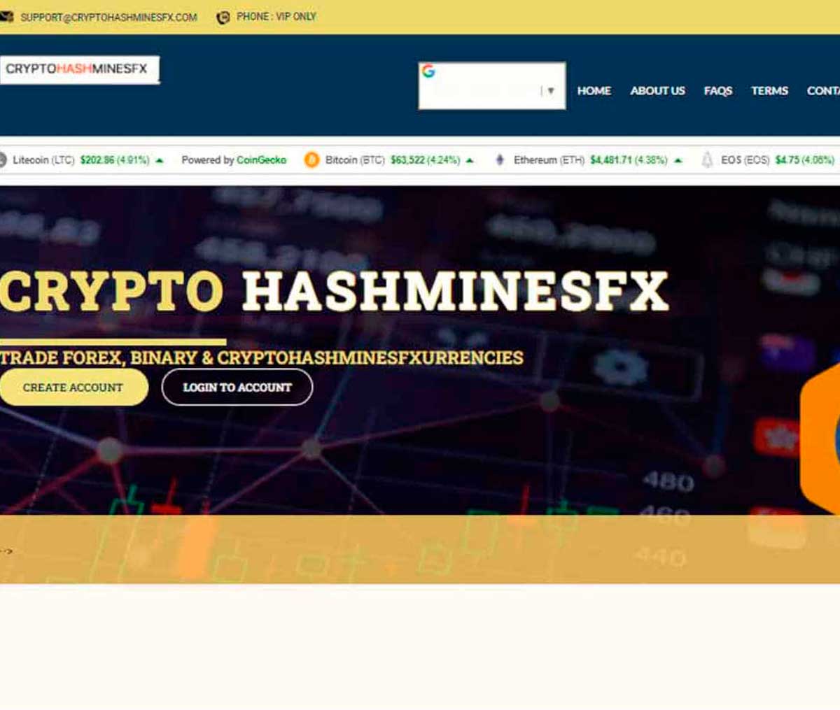 Página web de Cryptohasminesfx