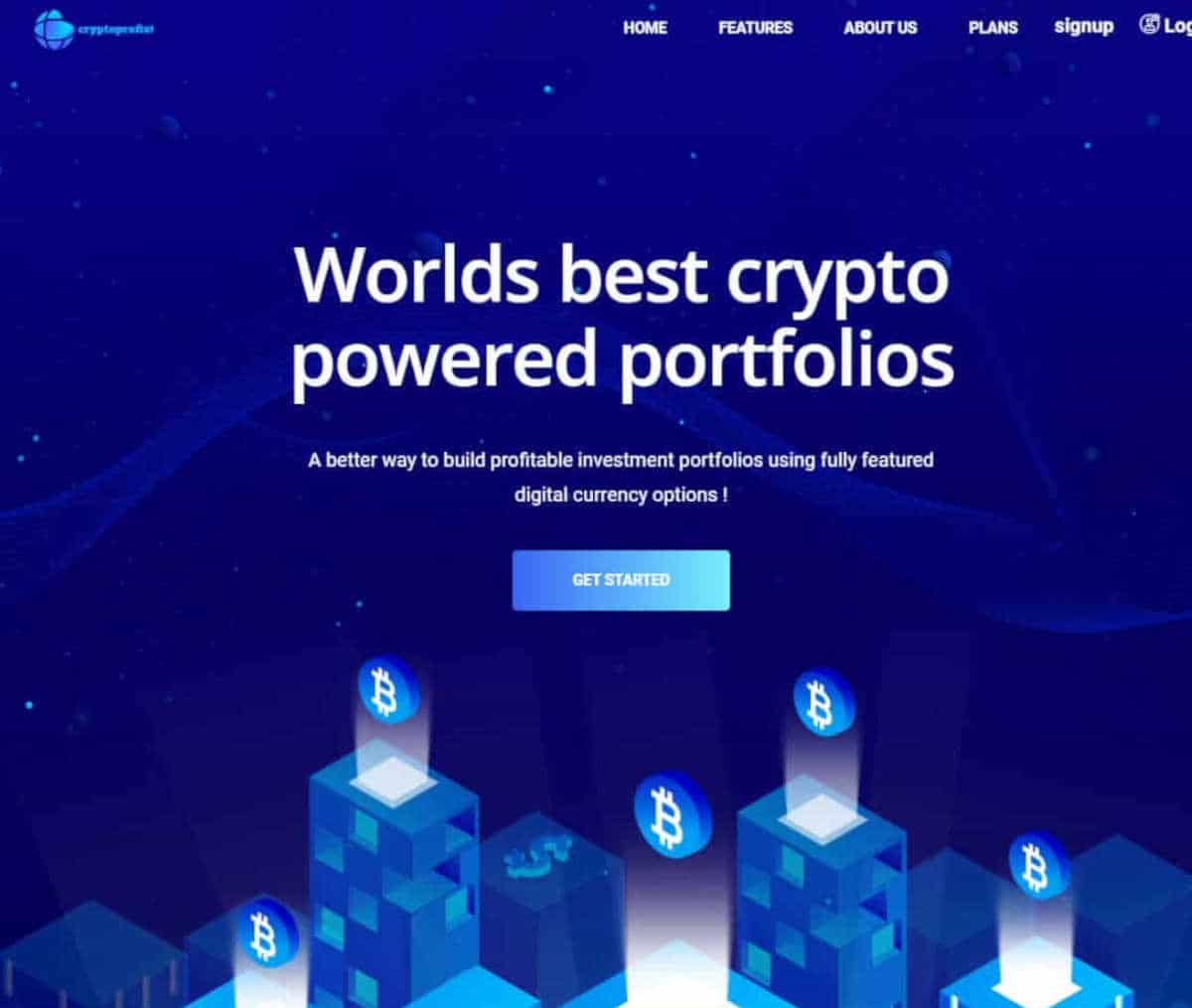 Página web de Cryptoprofixt