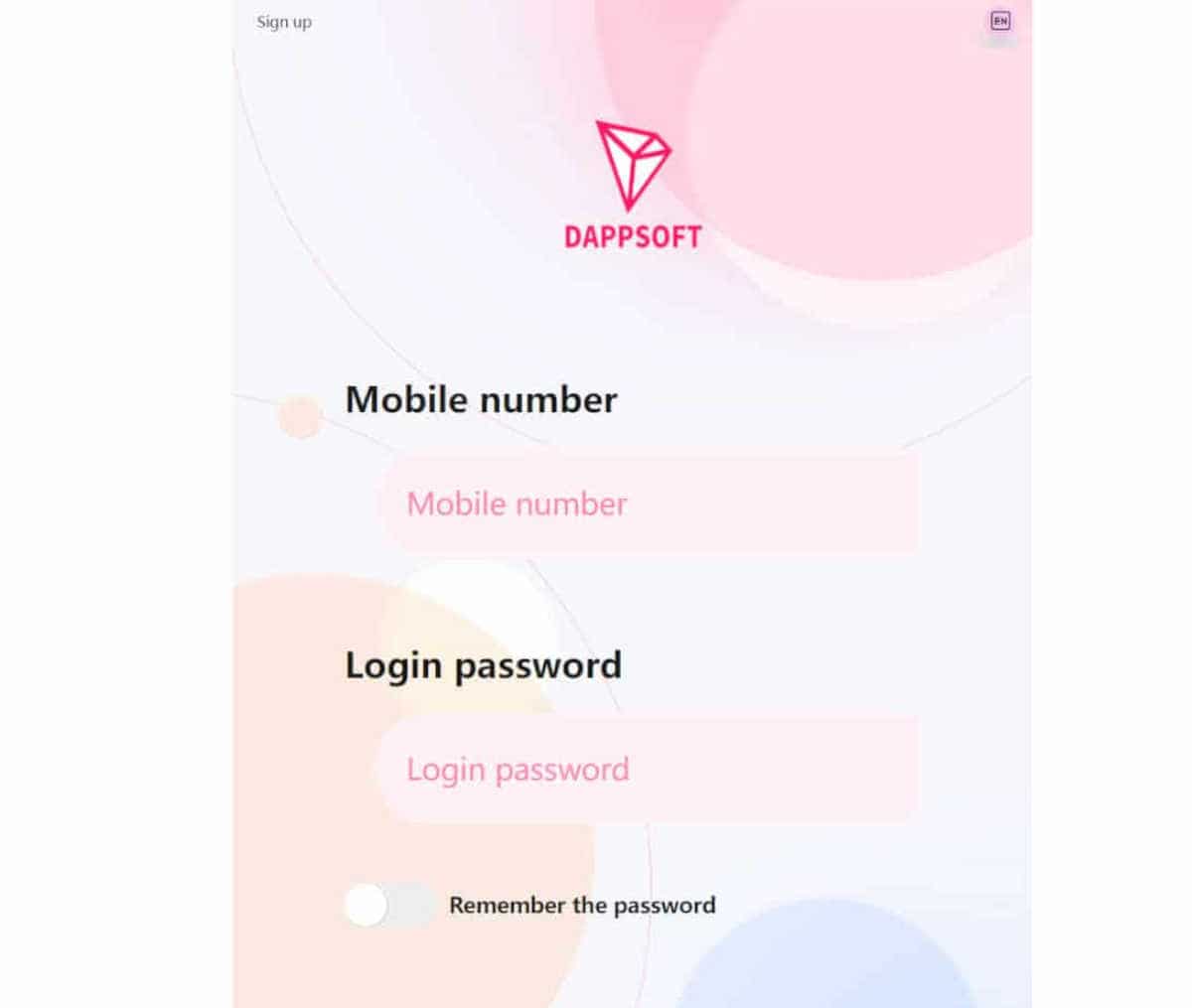 Página web de DAPPSOFT