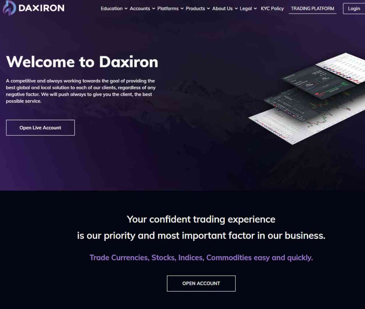 Página web de Daxiron