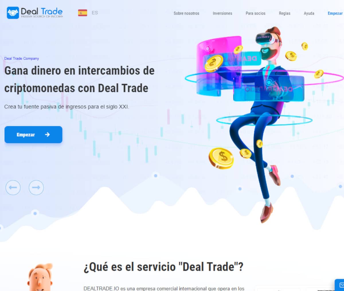 Página web de Deal Trade