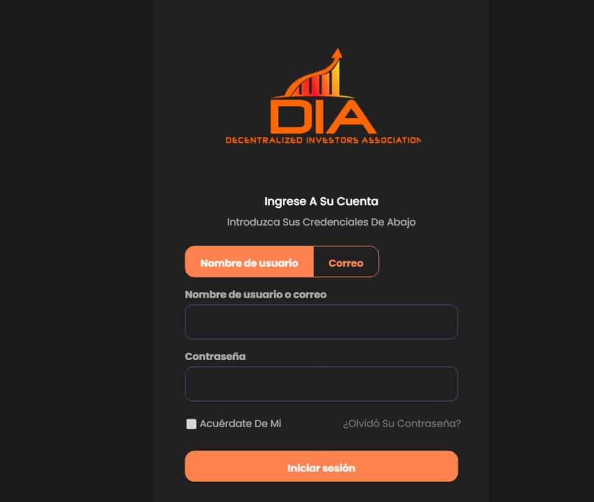 Página web de DIA