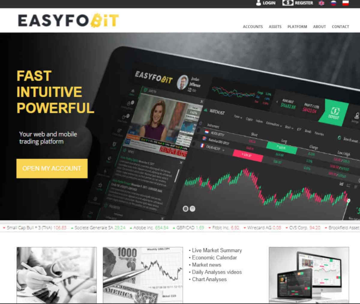 Página web de Easyfobit