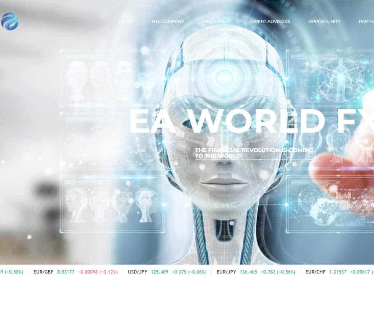 Página web de EA World FX