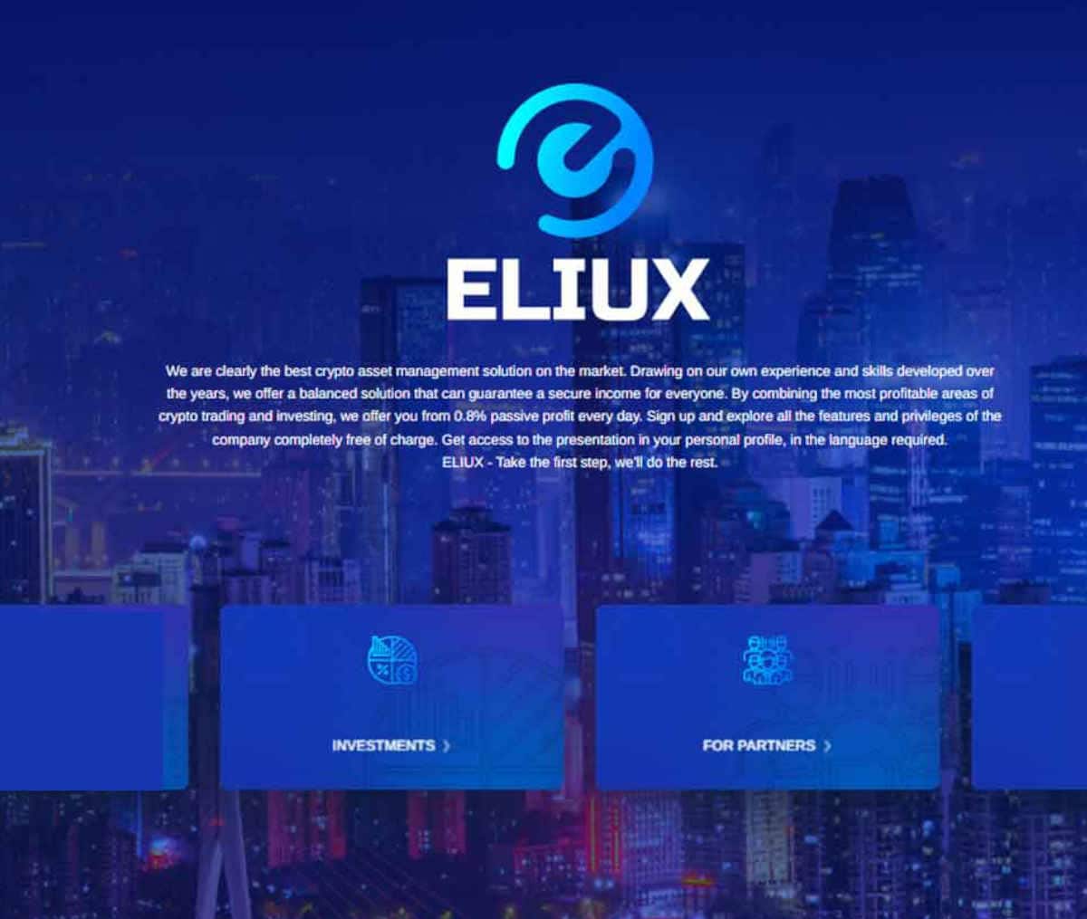 Página web de ELIUX