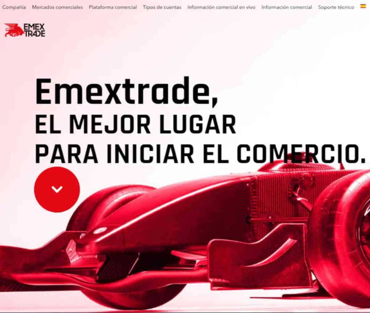 Página web de Emextrade