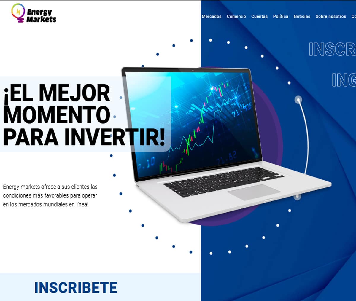Página web de Energy Markets