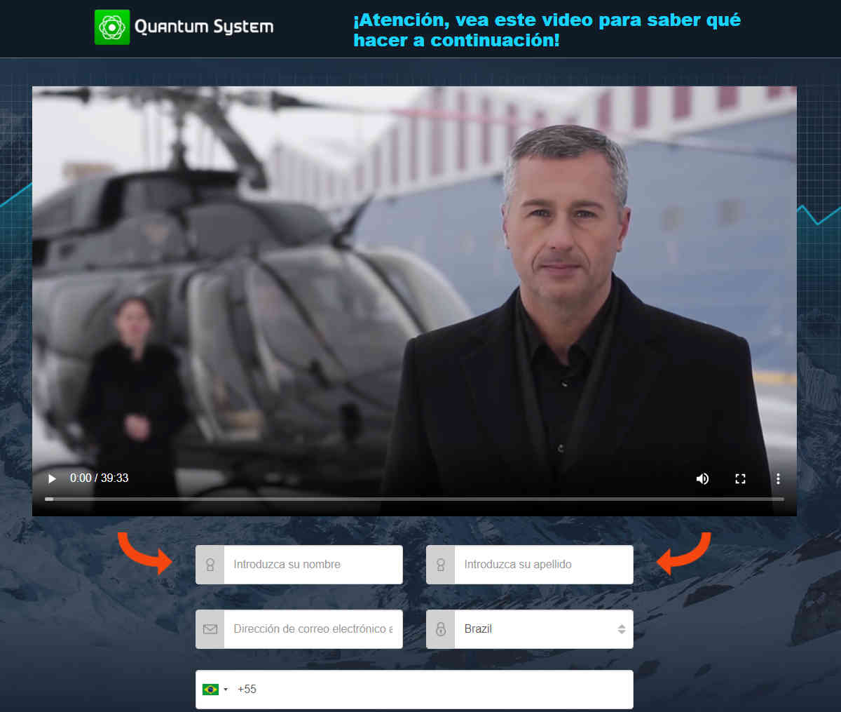 Página web de Quantum System